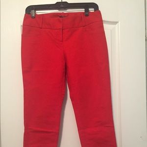 Red Ankle pants